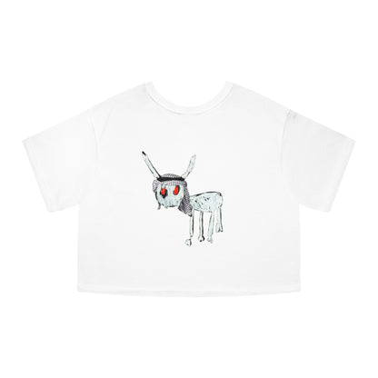 Lil Palestine Champion Crop Top Reverse