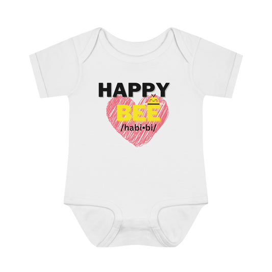 Short Sleeve Happy Bee onesie