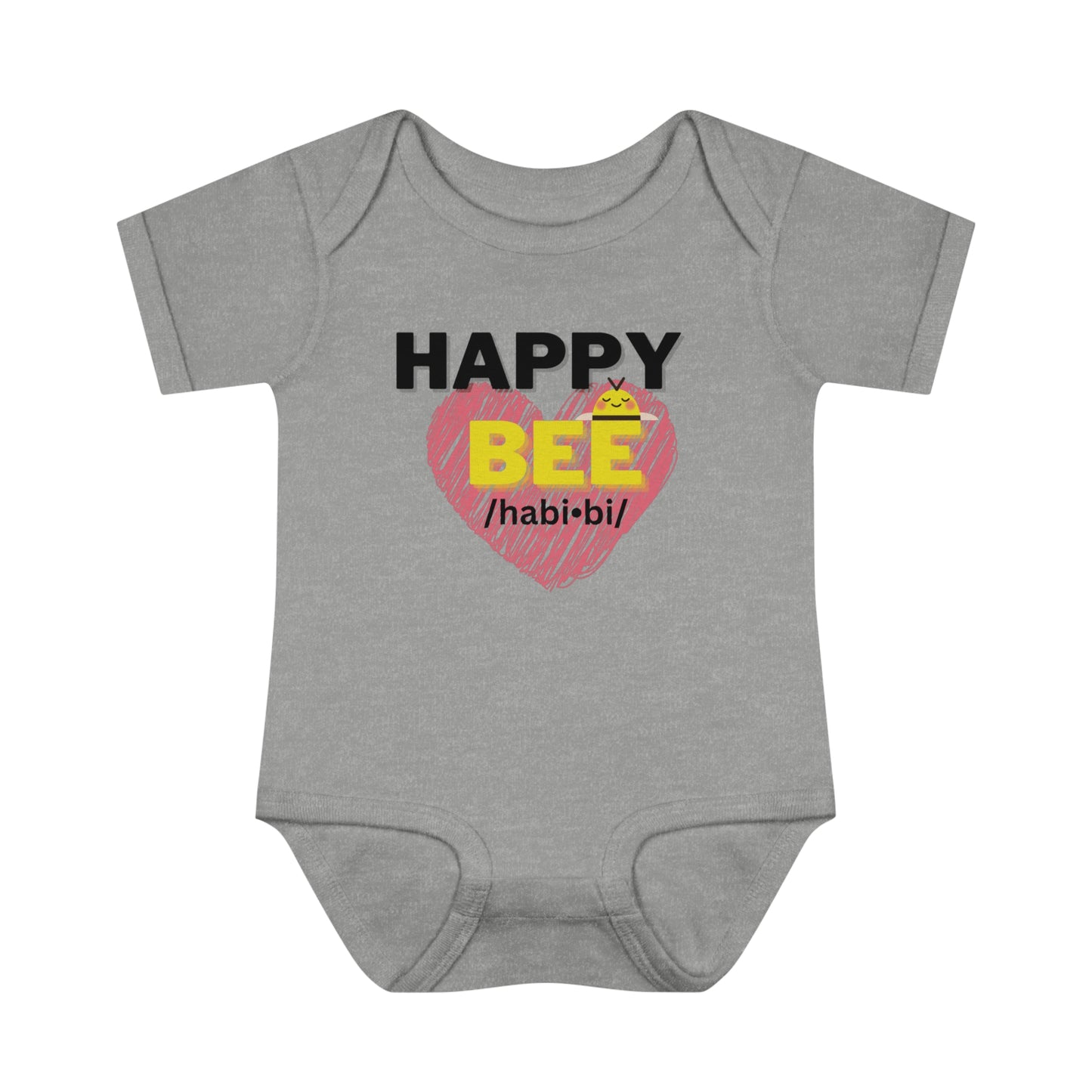 Short Sleeve Happy Bee onesie