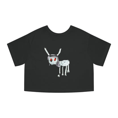 Lil Palestine Champion Crop Top Reverse