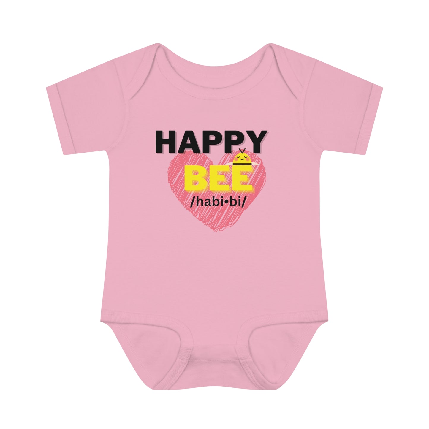 Short Sleeve Happy Bee onesie