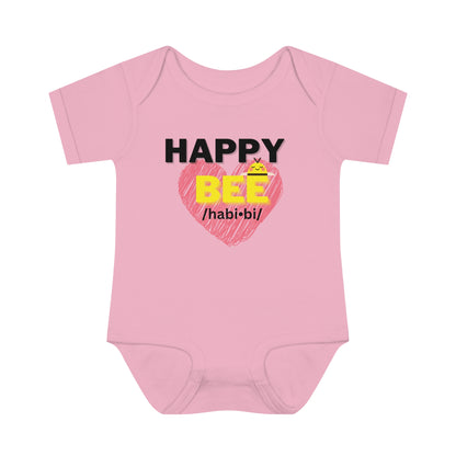Short Sleeve Happy Bee onesie